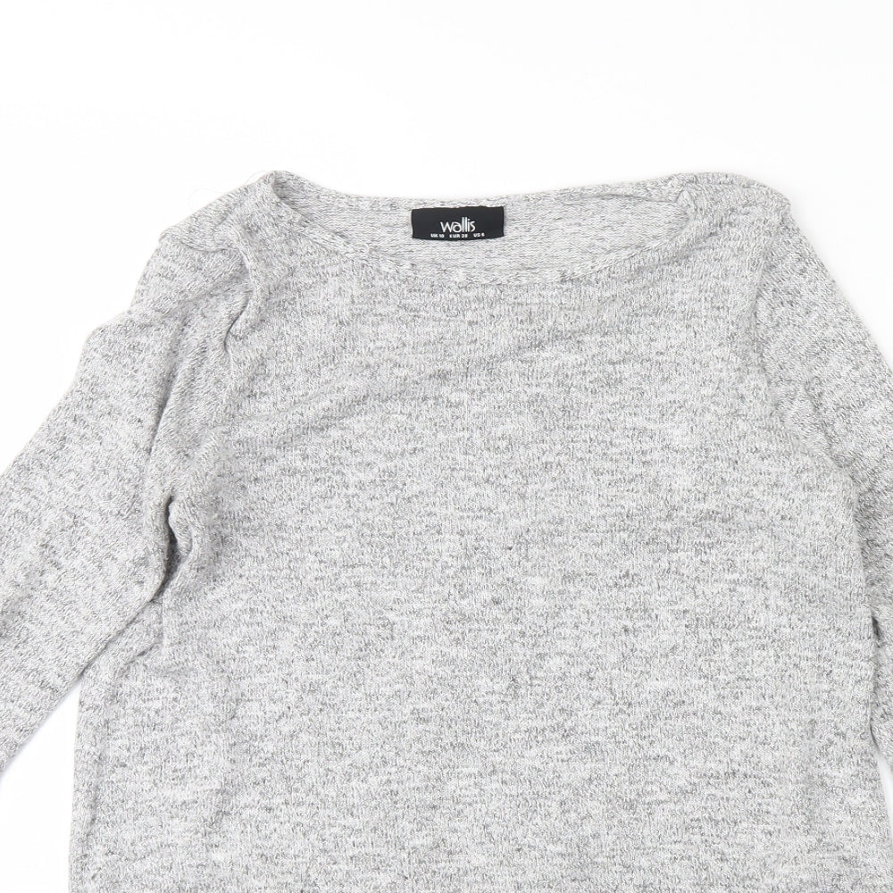Wallis Womens Grey   Pullover Jumper Size 10