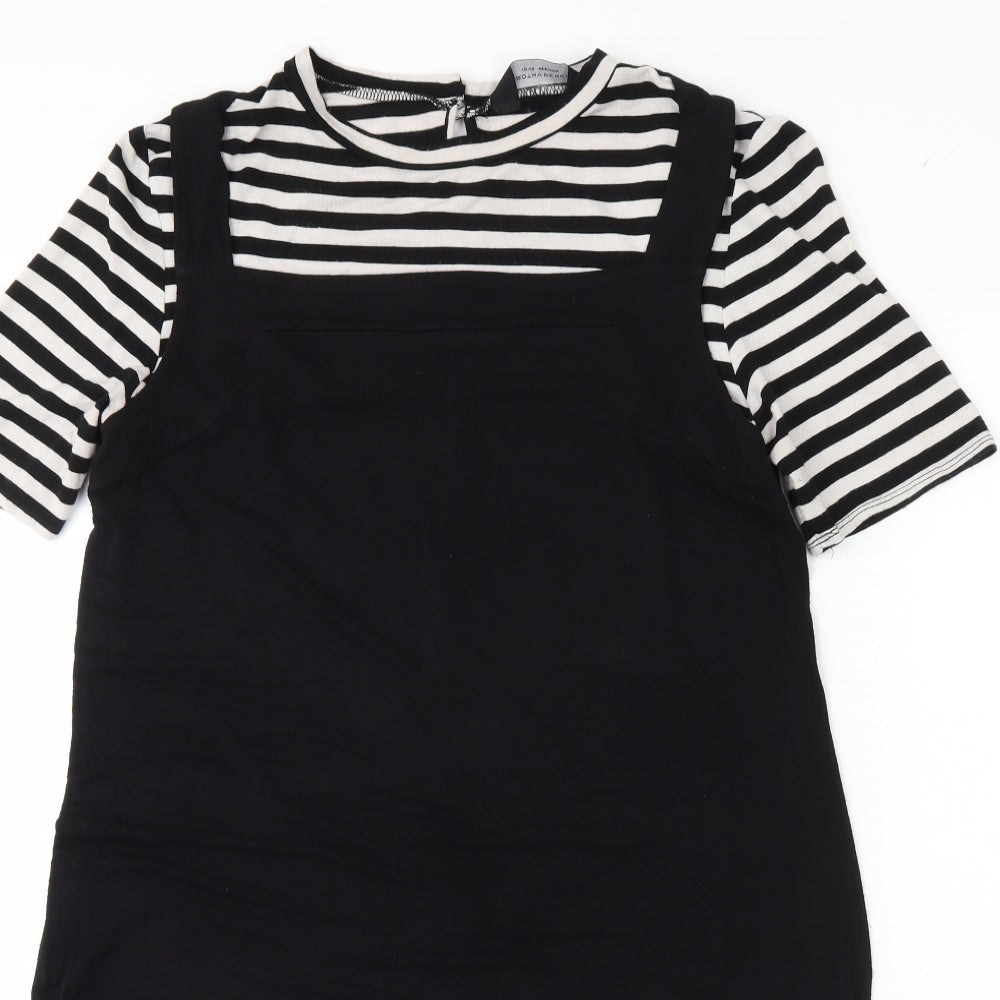 F&F Womens Black Striped  Sheath  Size 12