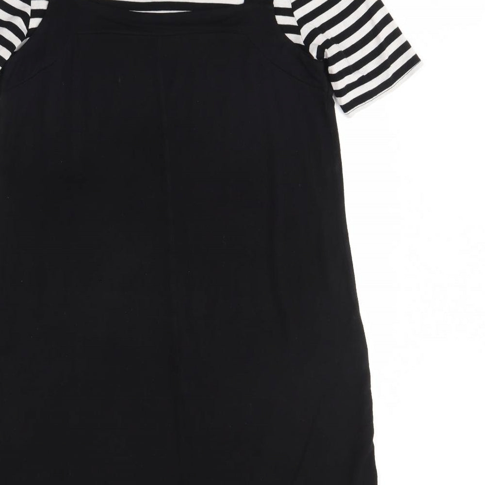 F&F Womens Black Striped  Sheath  Size 12