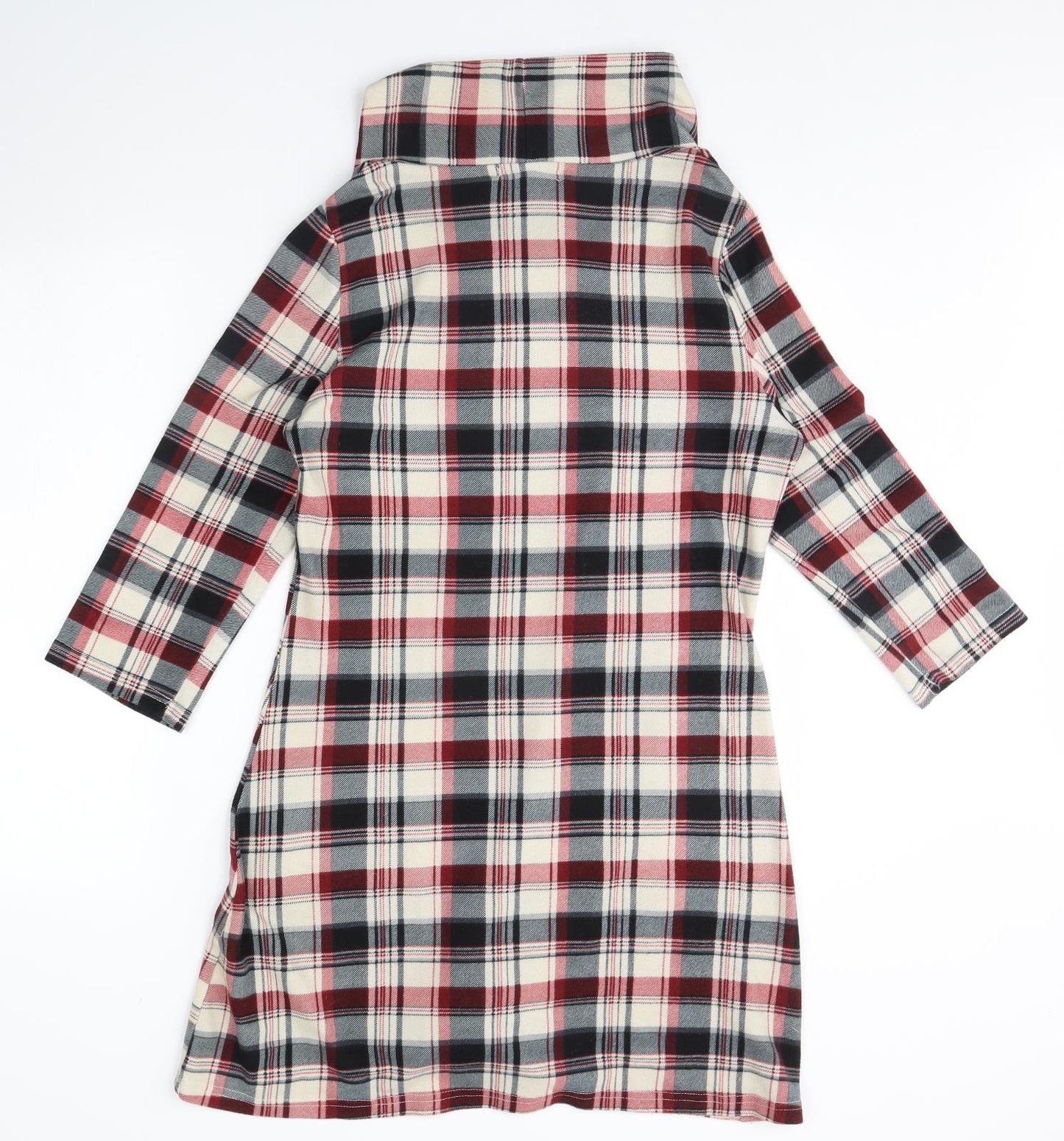 Sugar Crisp Womens Red Check  Jumper Dress  Size M