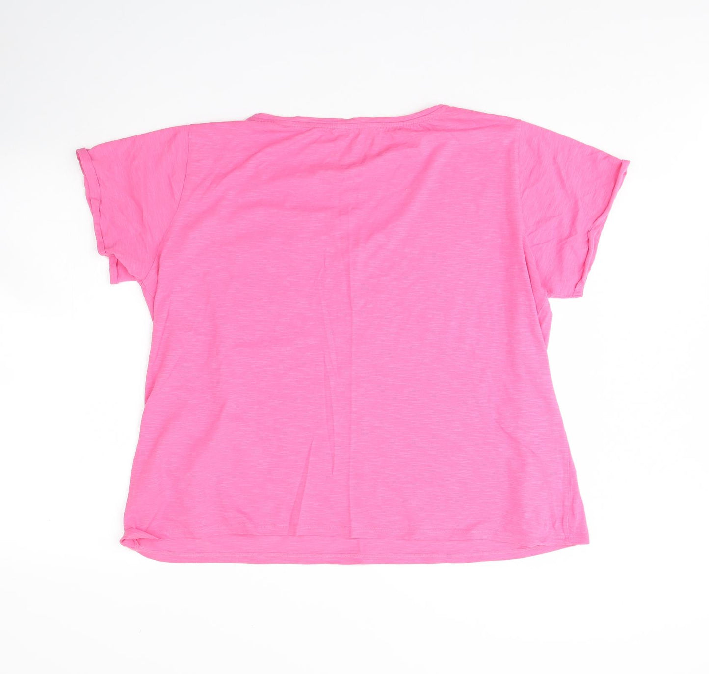 Love To Lounge Womens Pink   Basic T-Shirt Size 18
