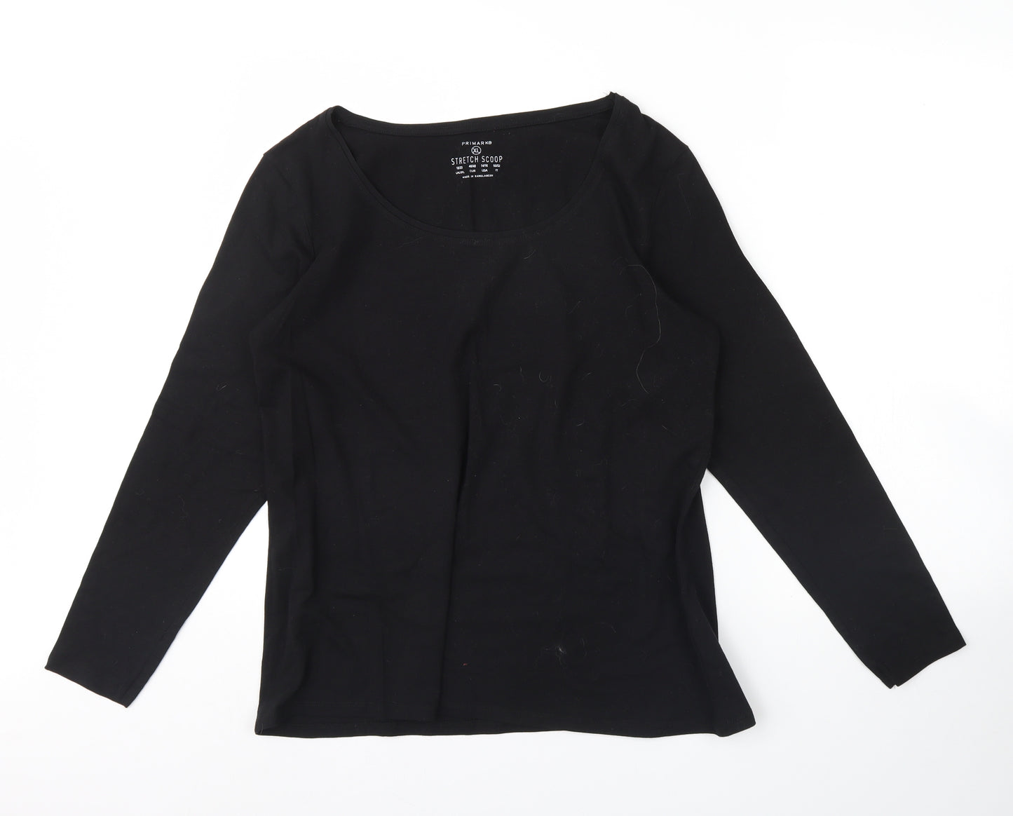 Primark Womens Black   Basic T-Shirt Size XL
