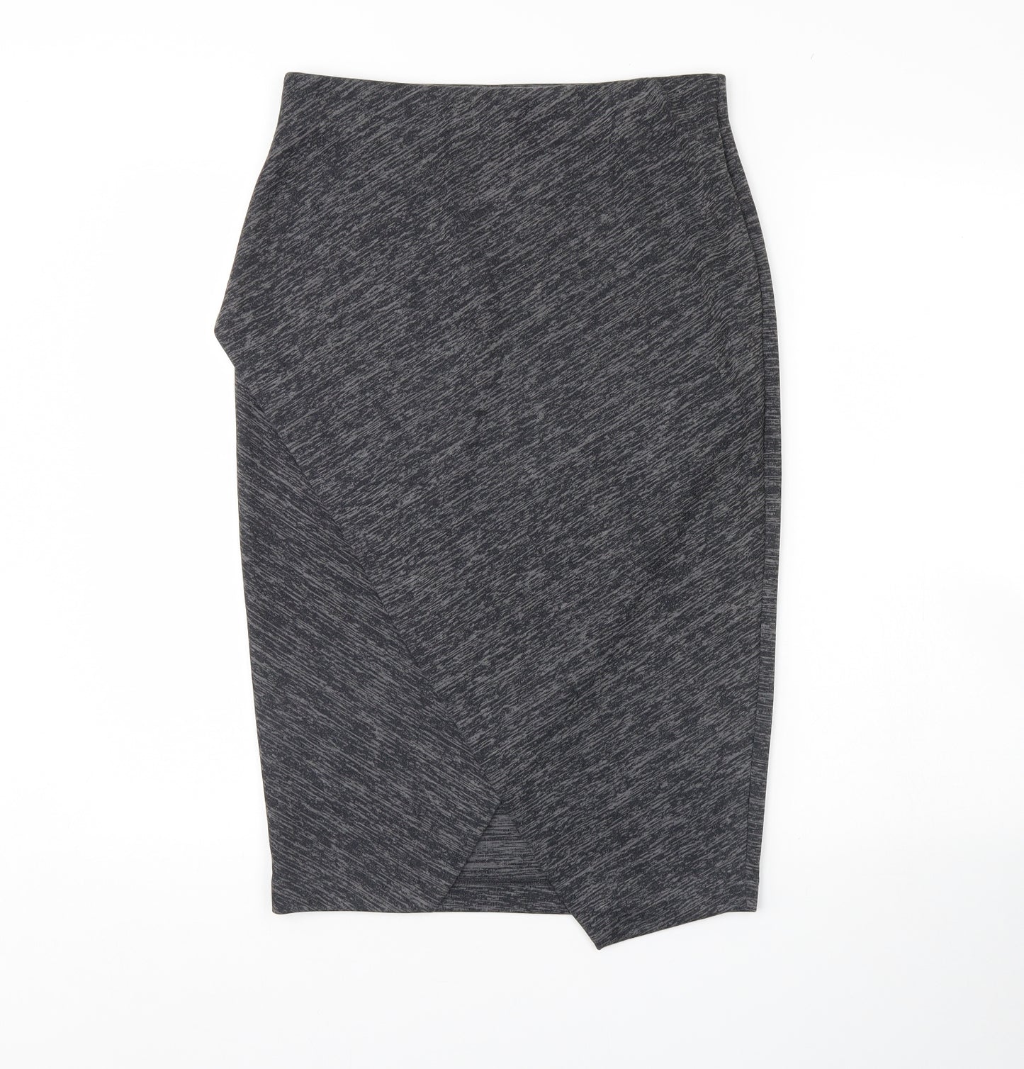 H&M Womens Grey Herringbone  Straight & Pencil Skirt Size M