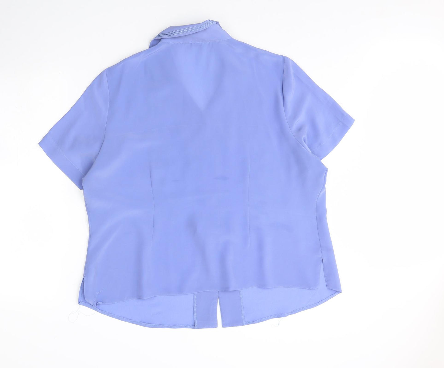 Classic Womens Blue   Basic Button-Up Size 22