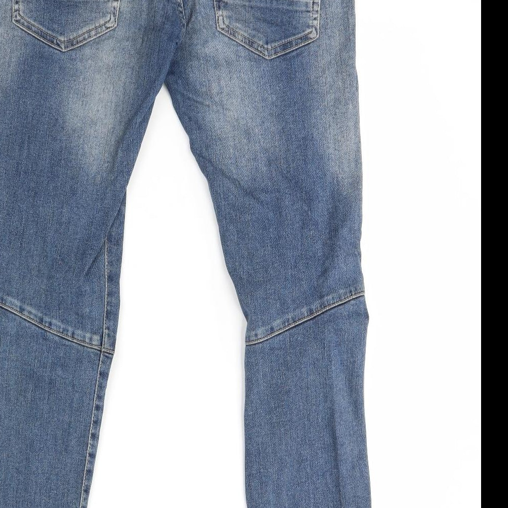 FSBN Mens Blue  Denim Straight Jeans Size 33 L32 in