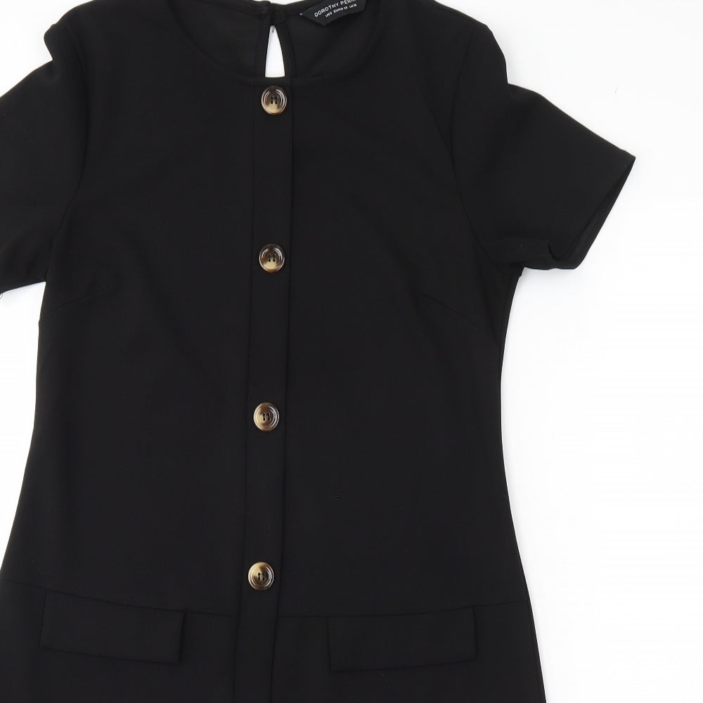 Dorothy Perkins Womens Black   Shift  Size 10