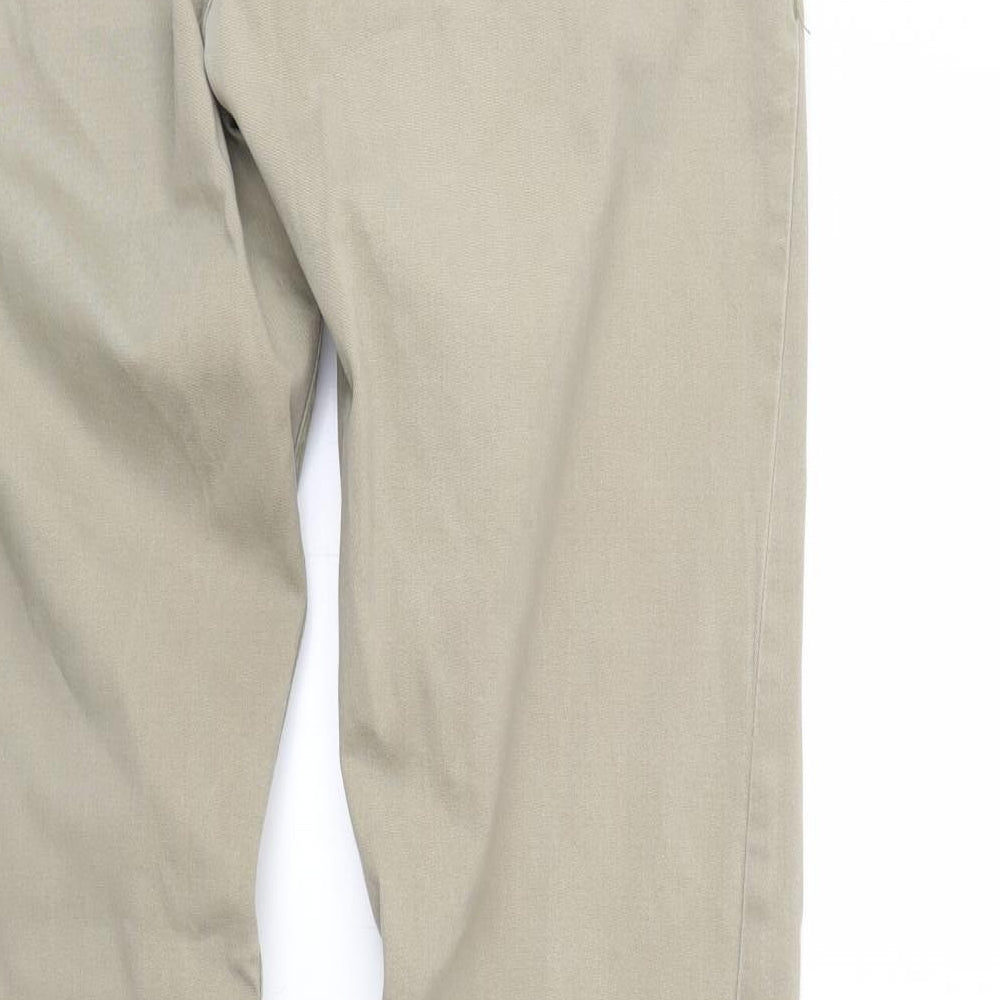 Preworn Mens Green  Denim Straight Jeans Size 30 L34 in