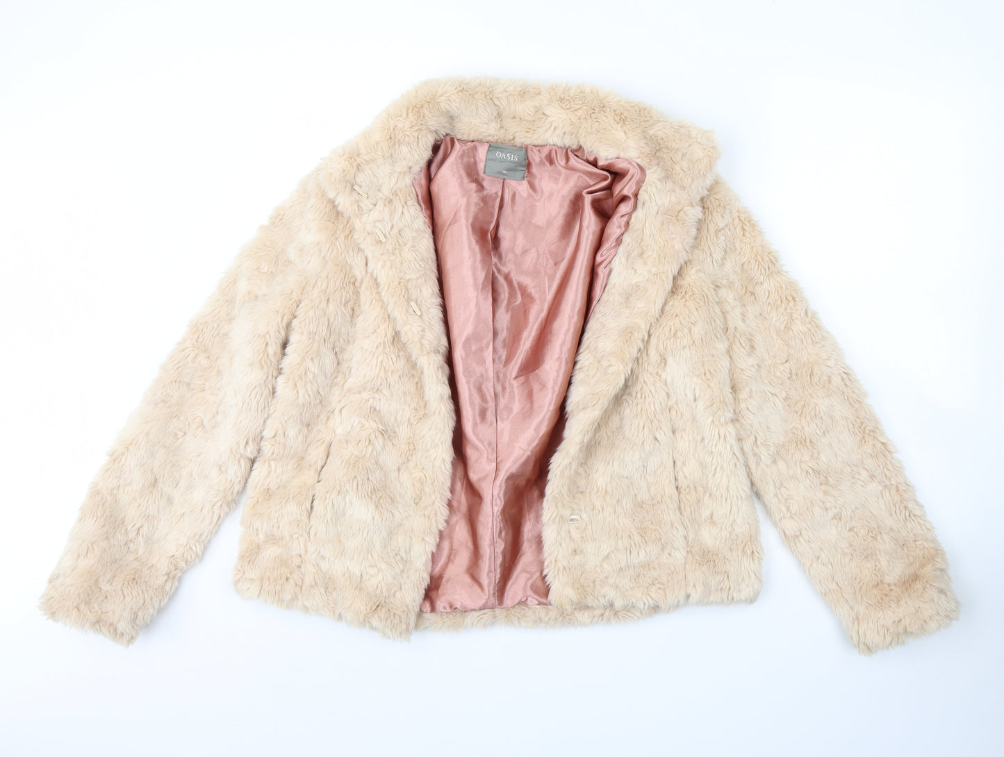 Oasis Womens Beige   Jacket  Size M