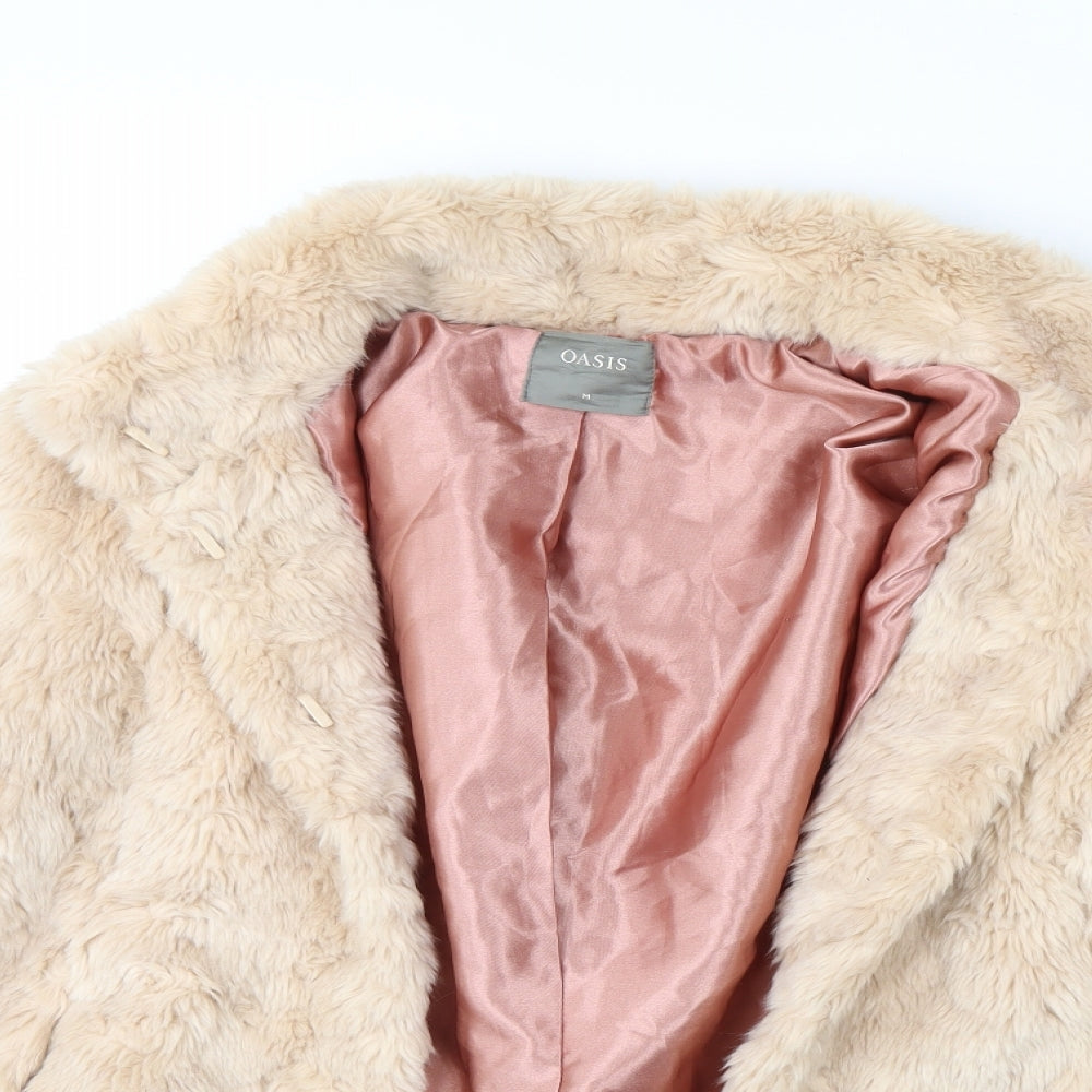 Oasis Womens Beige   Jacket  Size M