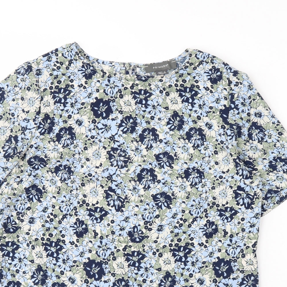 Primark Womens Multicoloured Floral  Basic Blouse Size 10