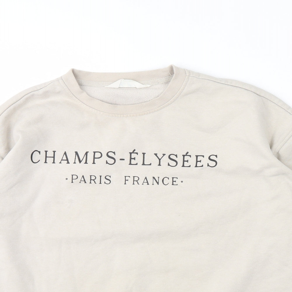 Primark Womens Beige   Pullover Jumper Size 10  - Paris France