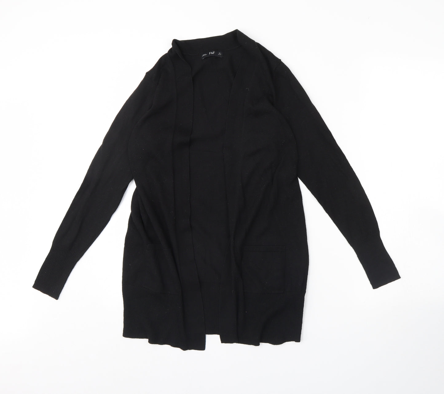 F&F Womens Black   Cardigan Jumper Size 6