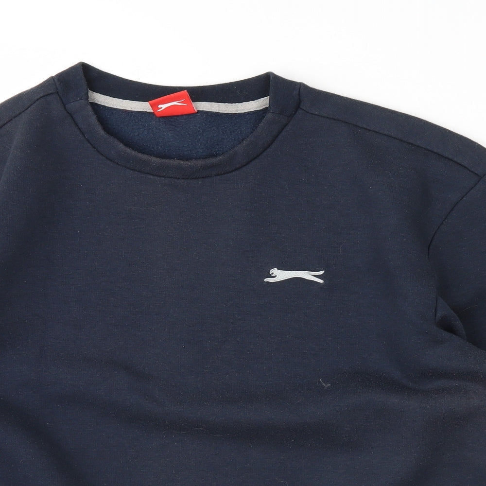 Slazenger Mens Blue   Pullover Jumper Size L