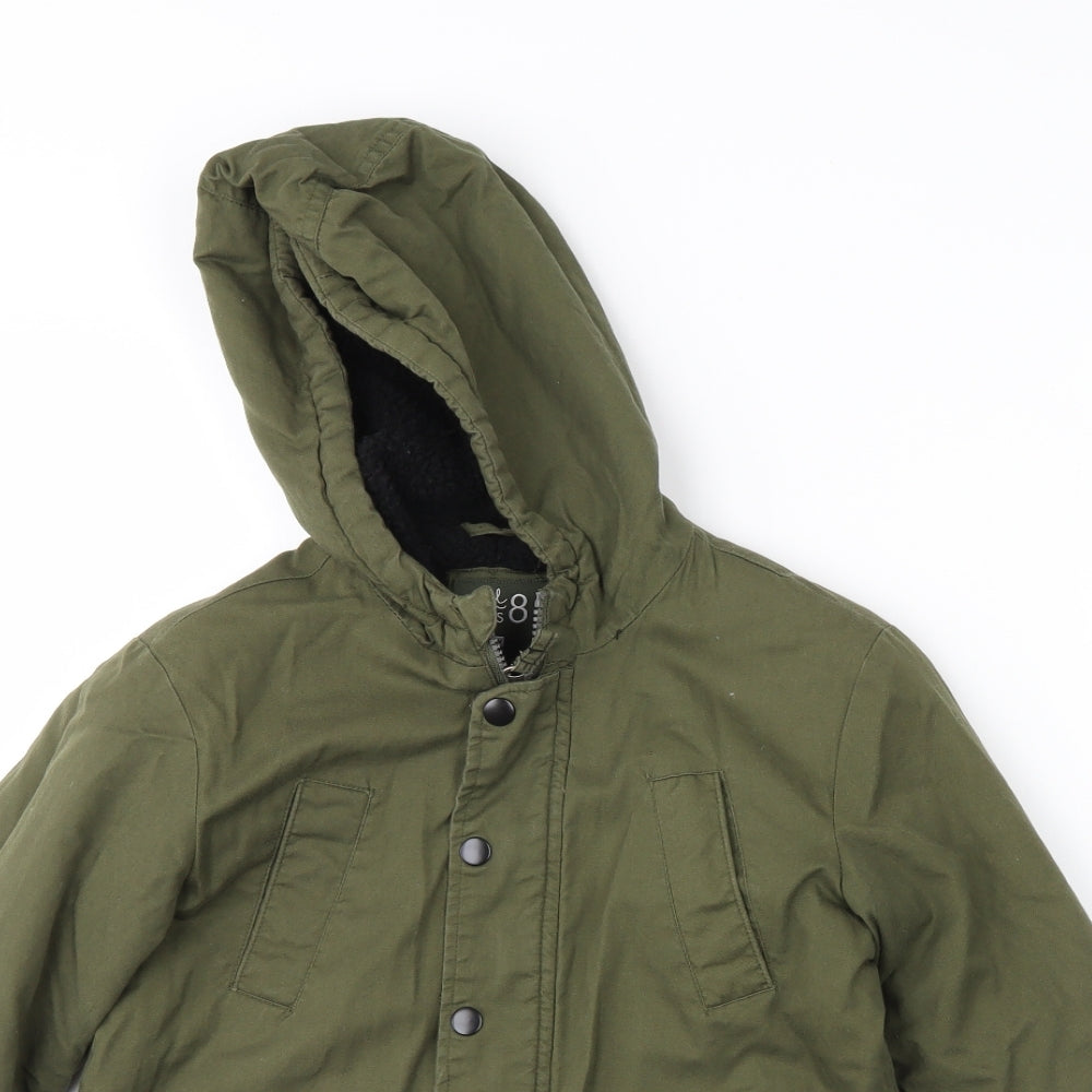 Woolworths Boys Green   Rain Coat Coat Size 8 Years