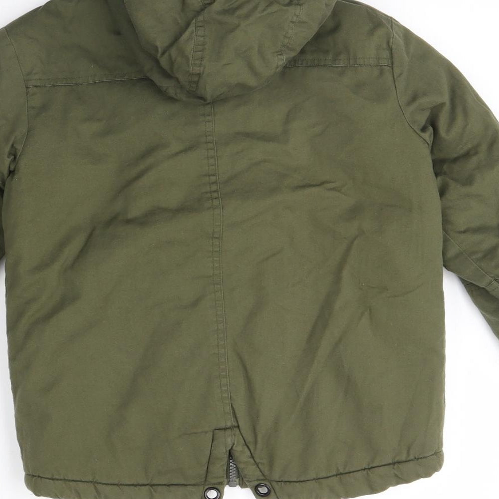 Woolworths Boys Green   Rain Coat Coat Size 8 Years