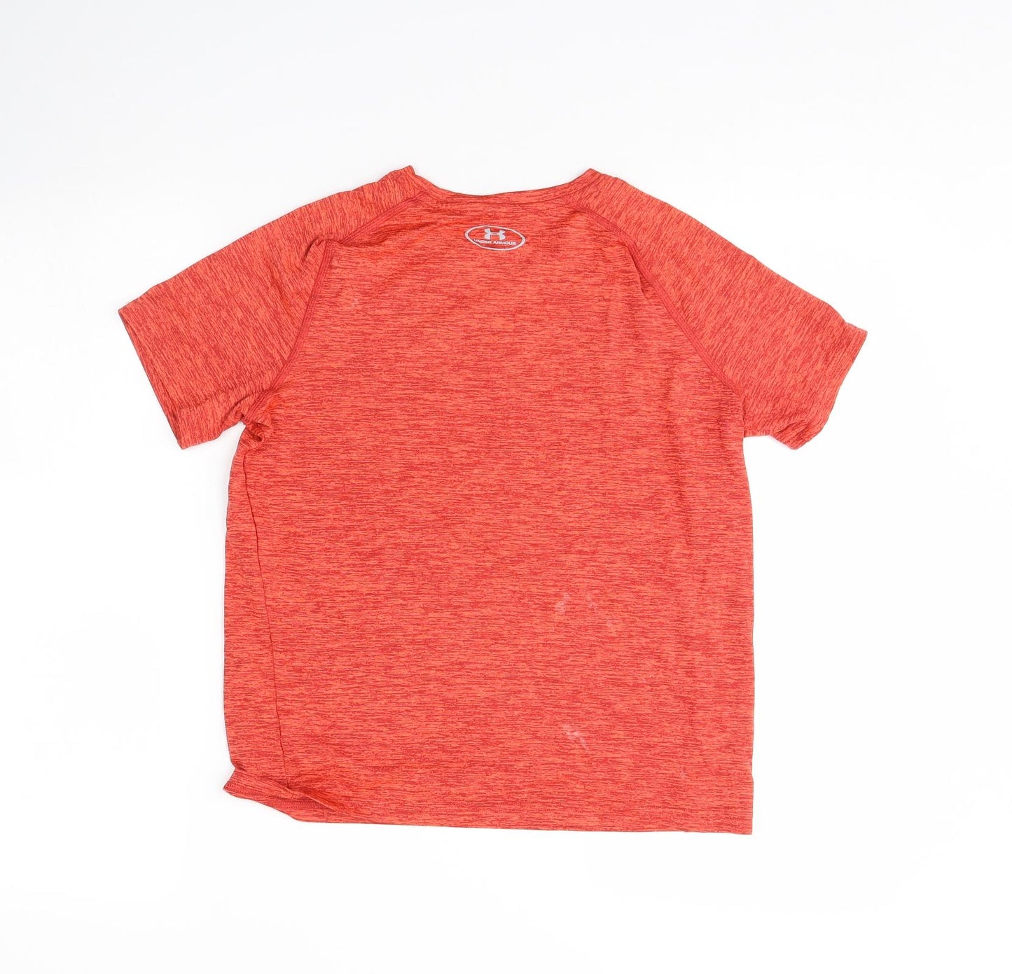Under armour Boys Red Herringbone  Basic T-Shirt Size 13 Years