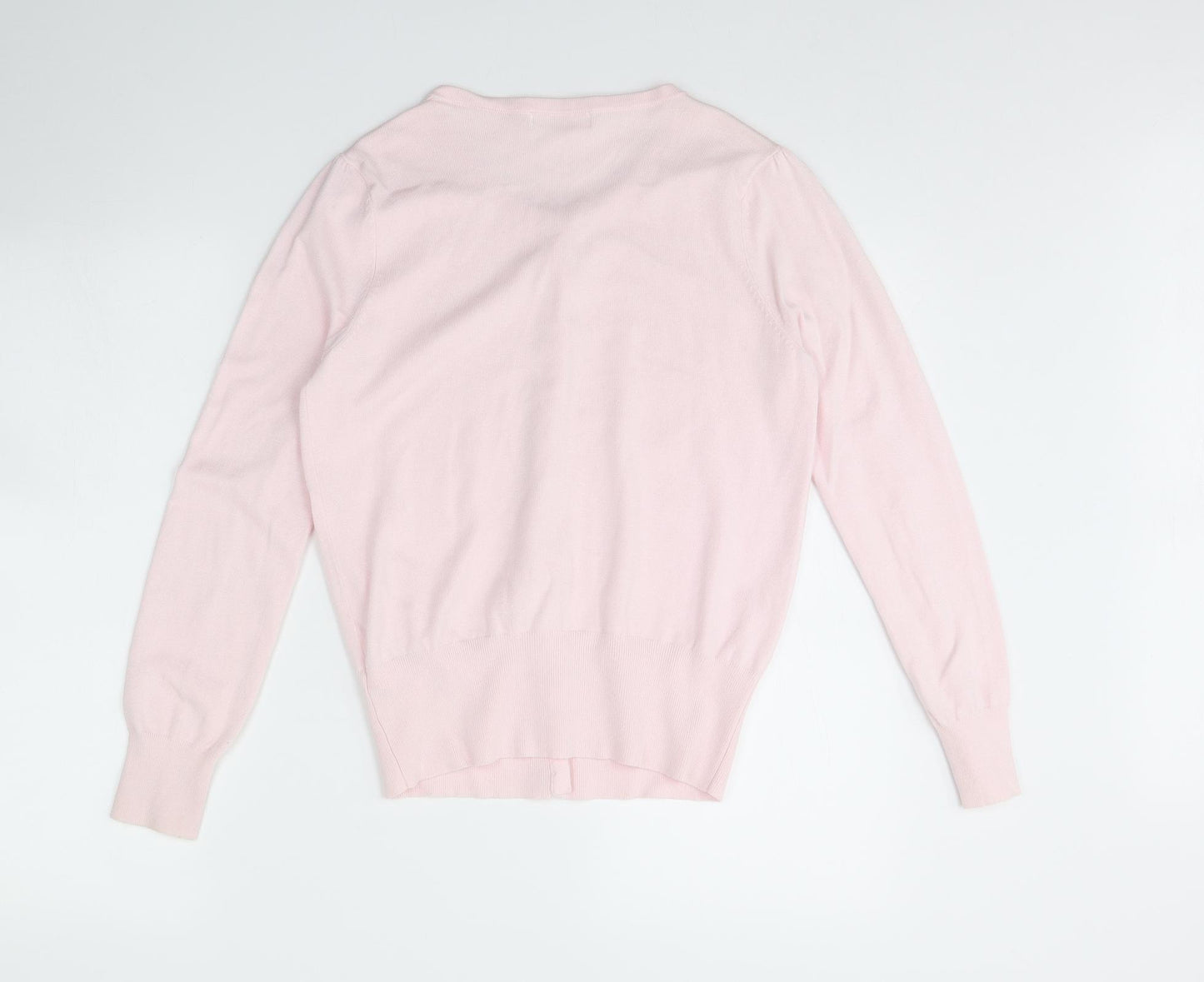 m&S Womens Pink   Cardigan Jumper Size 12