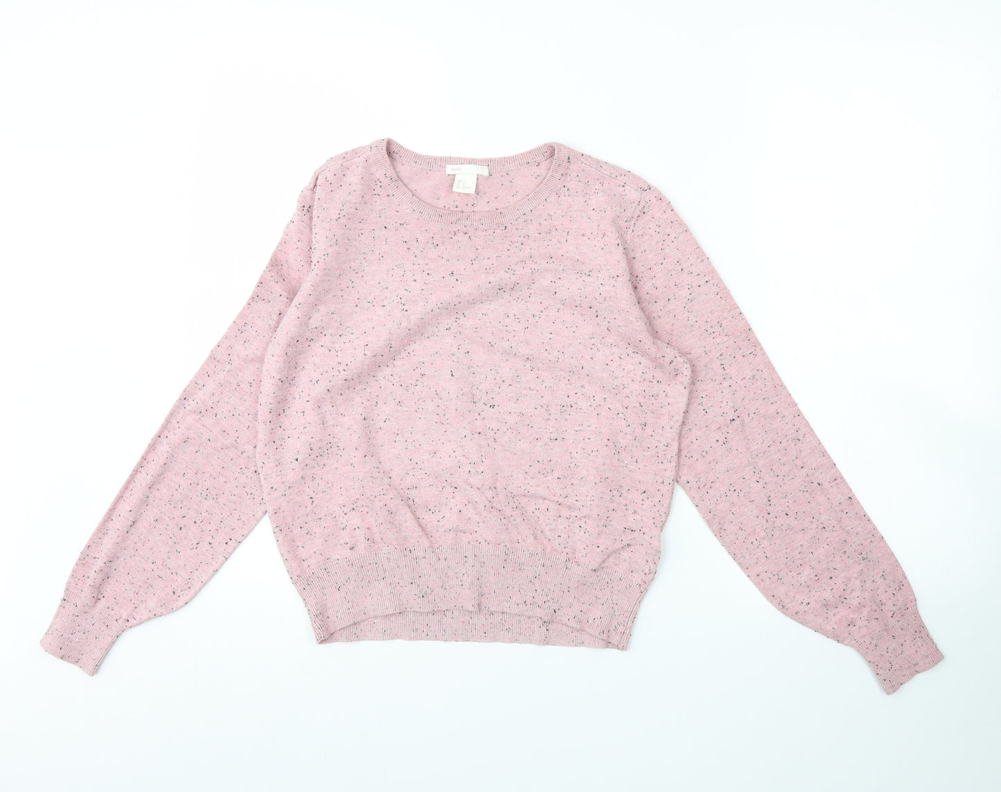H&M Womens Pink   Pullover Jumper Size S