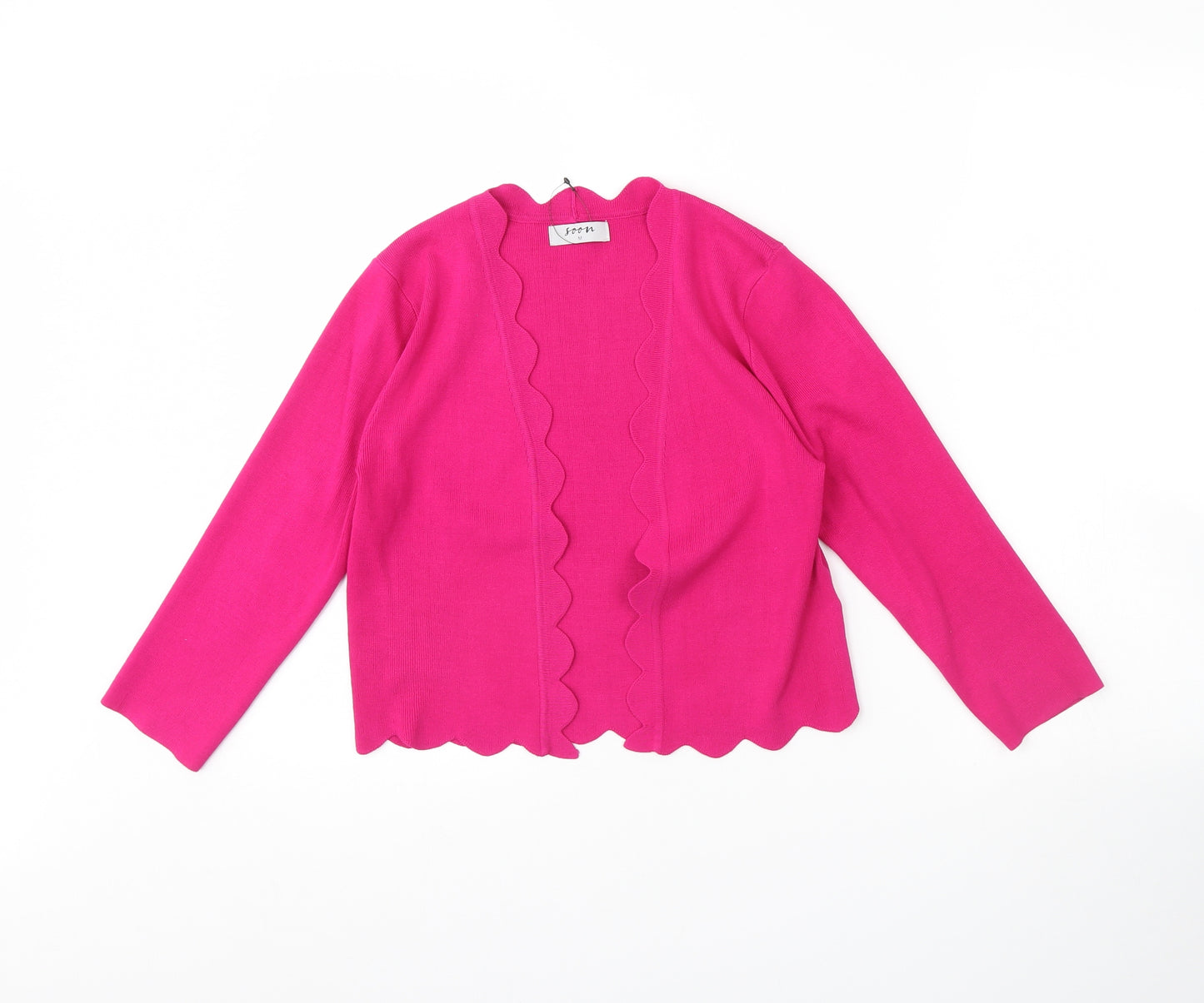 Soon Womens Pink   Cardigan Jumper Size M