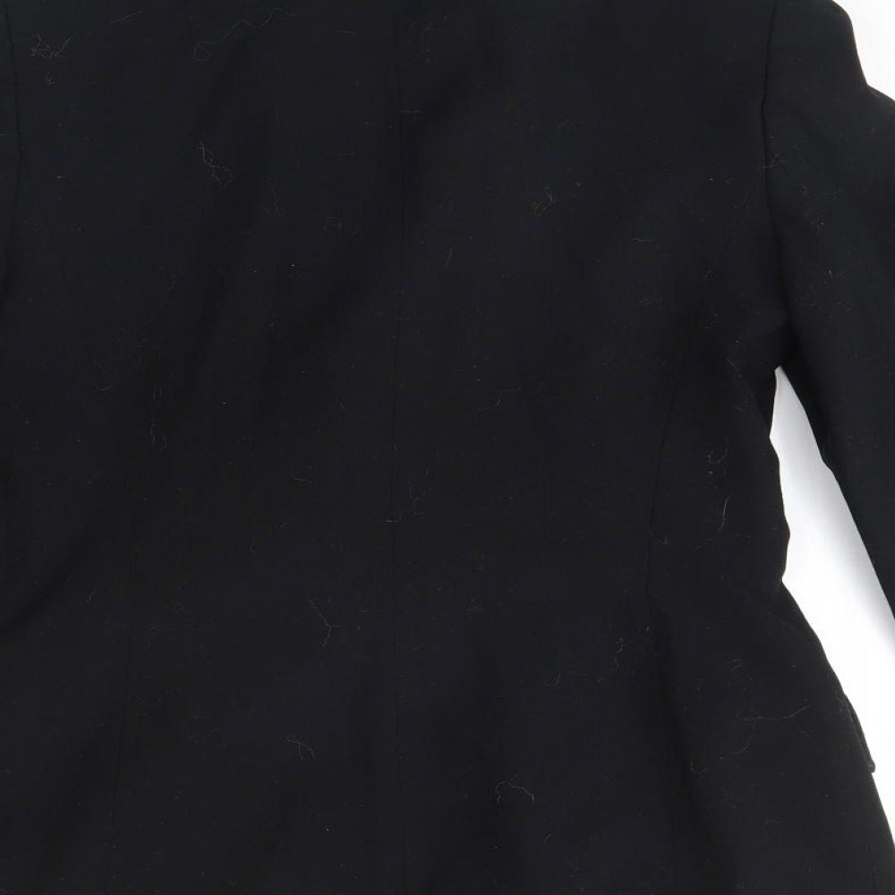 Spirit Womens Black   Jacket Blazer Size 8  - Shoulder Pads