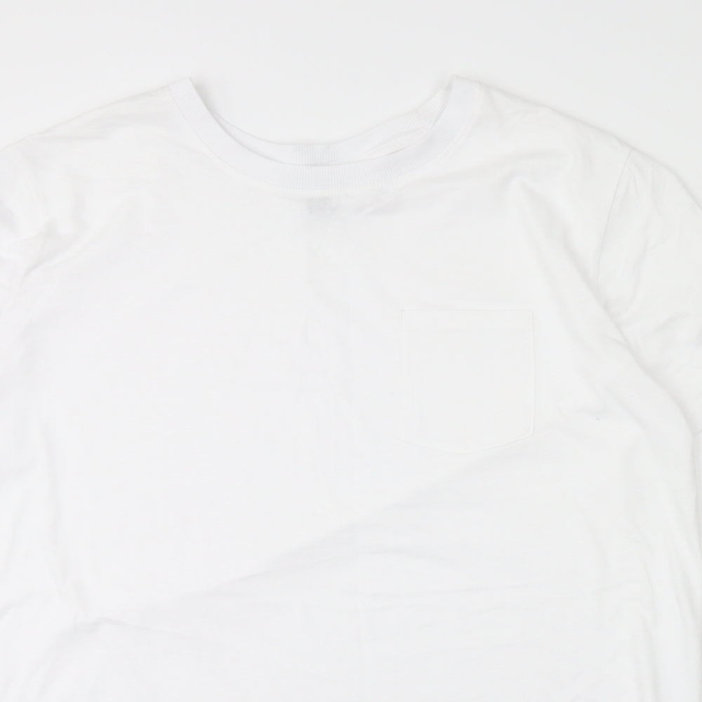 Primark Mens White    T-Shirt Size XL