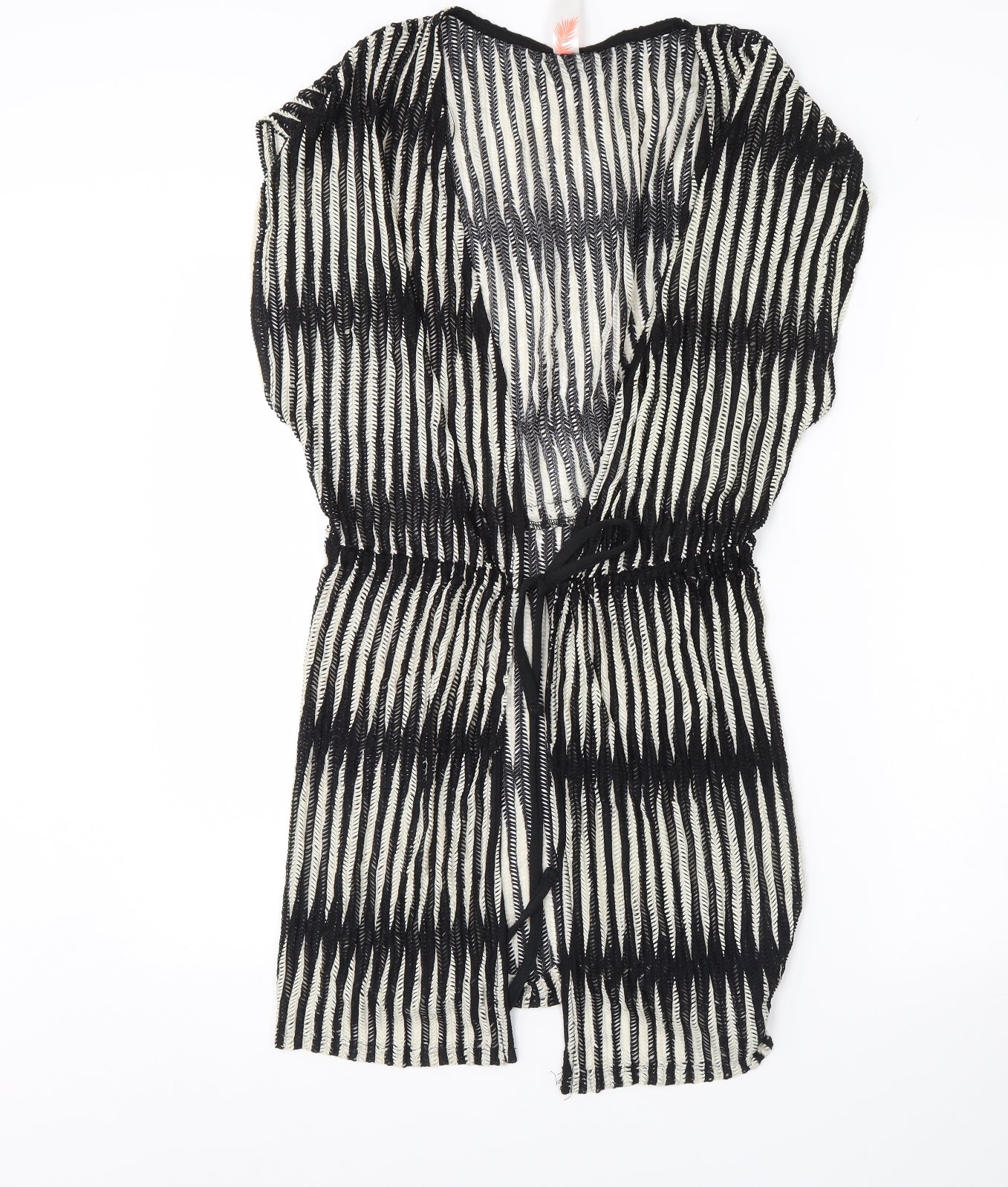 Ocean CLub Womens Black Striped  Jacket  Size 14