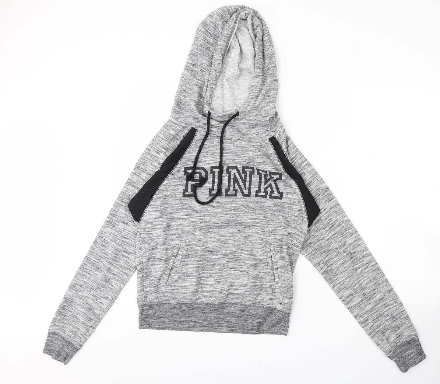 Victoria's Secret Womens Green Herringbone  Pullover Hoodie Size S