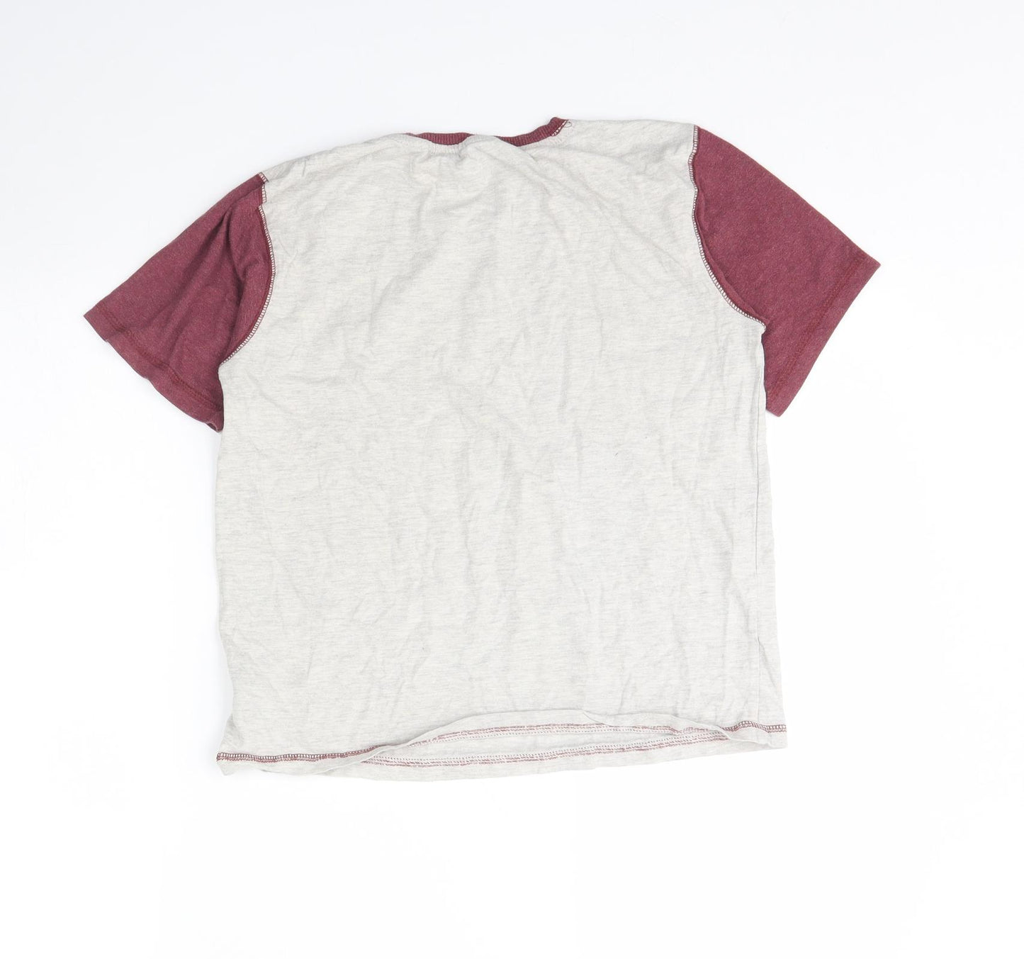 Preworn Boys Grey   Basic T-Shirt Size 13 Years