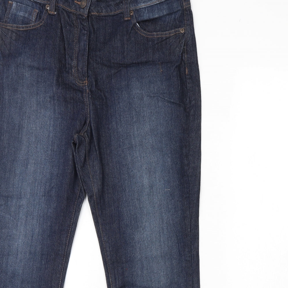 Papaya Womens Blue  Denim Straight Jeans Size 16 L30 in