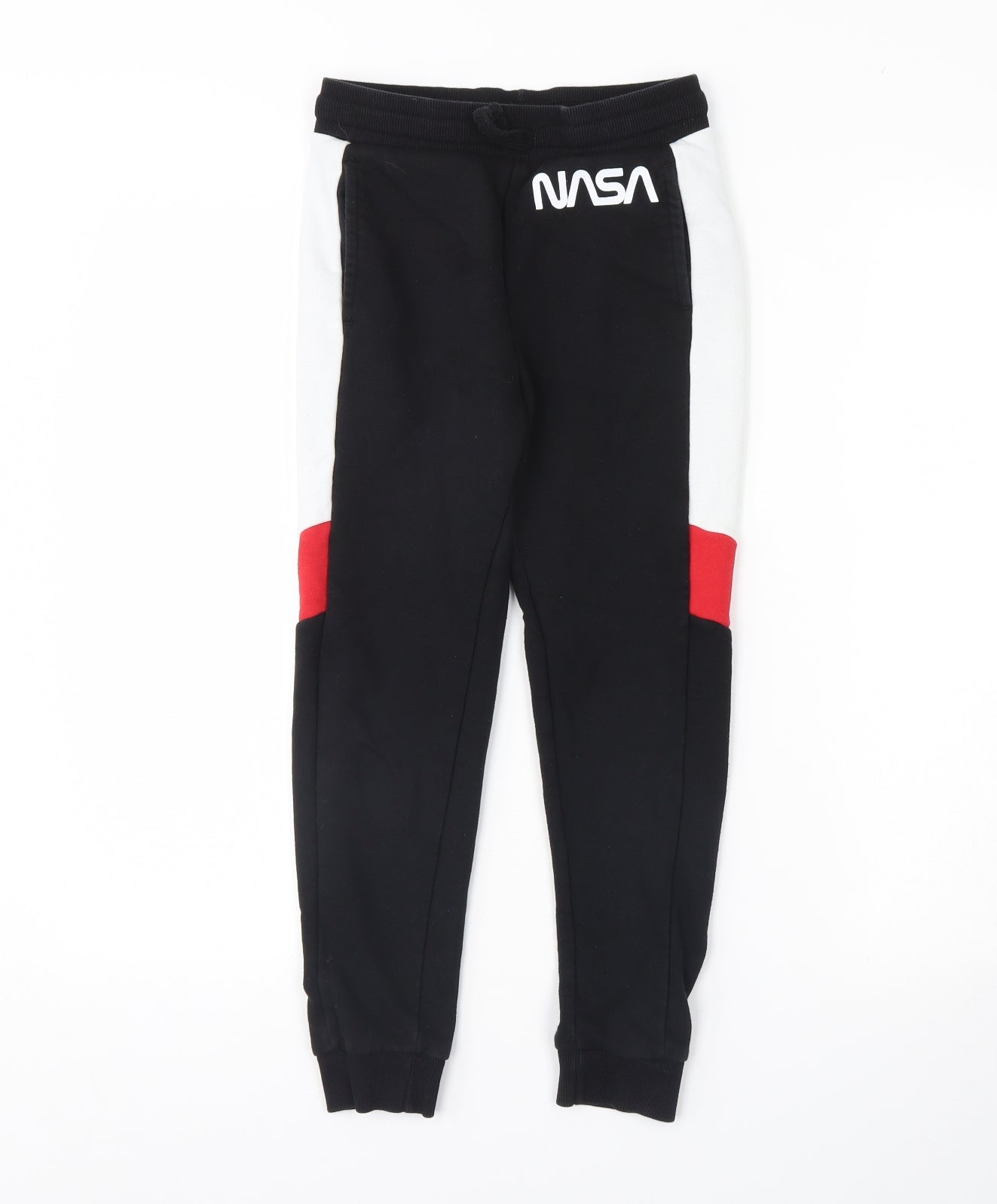 NASA Boys Black   Jogger Trousers Size 8 Years