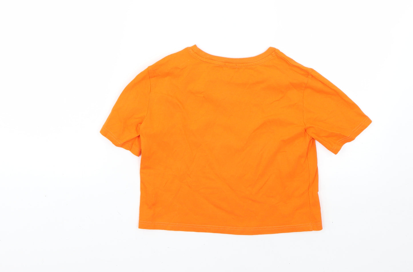 River Island Girls Orange   Basic T-Shirt Size 7-8 Years