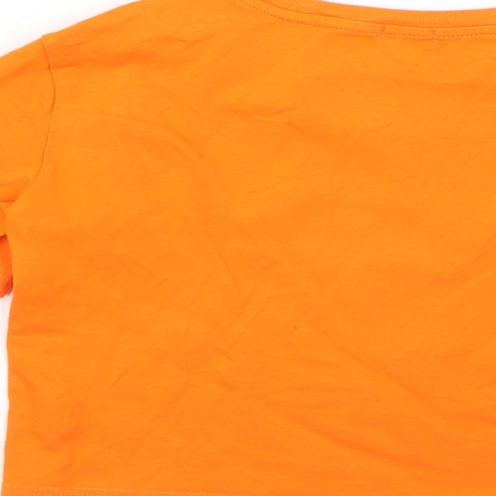 River Island Girls Orange   Basic T-Shirt Size 7-8 Years