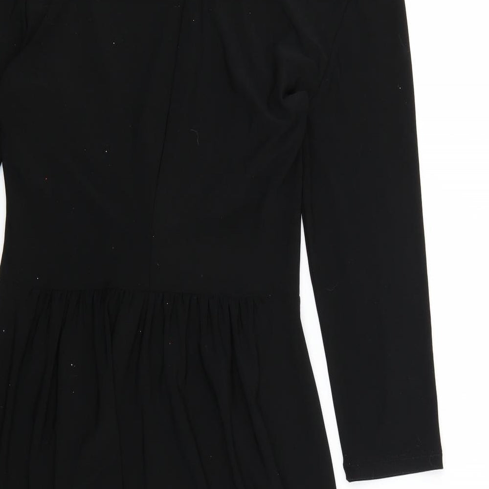 NEXT Womens Black   Wrap Dress  Size 12