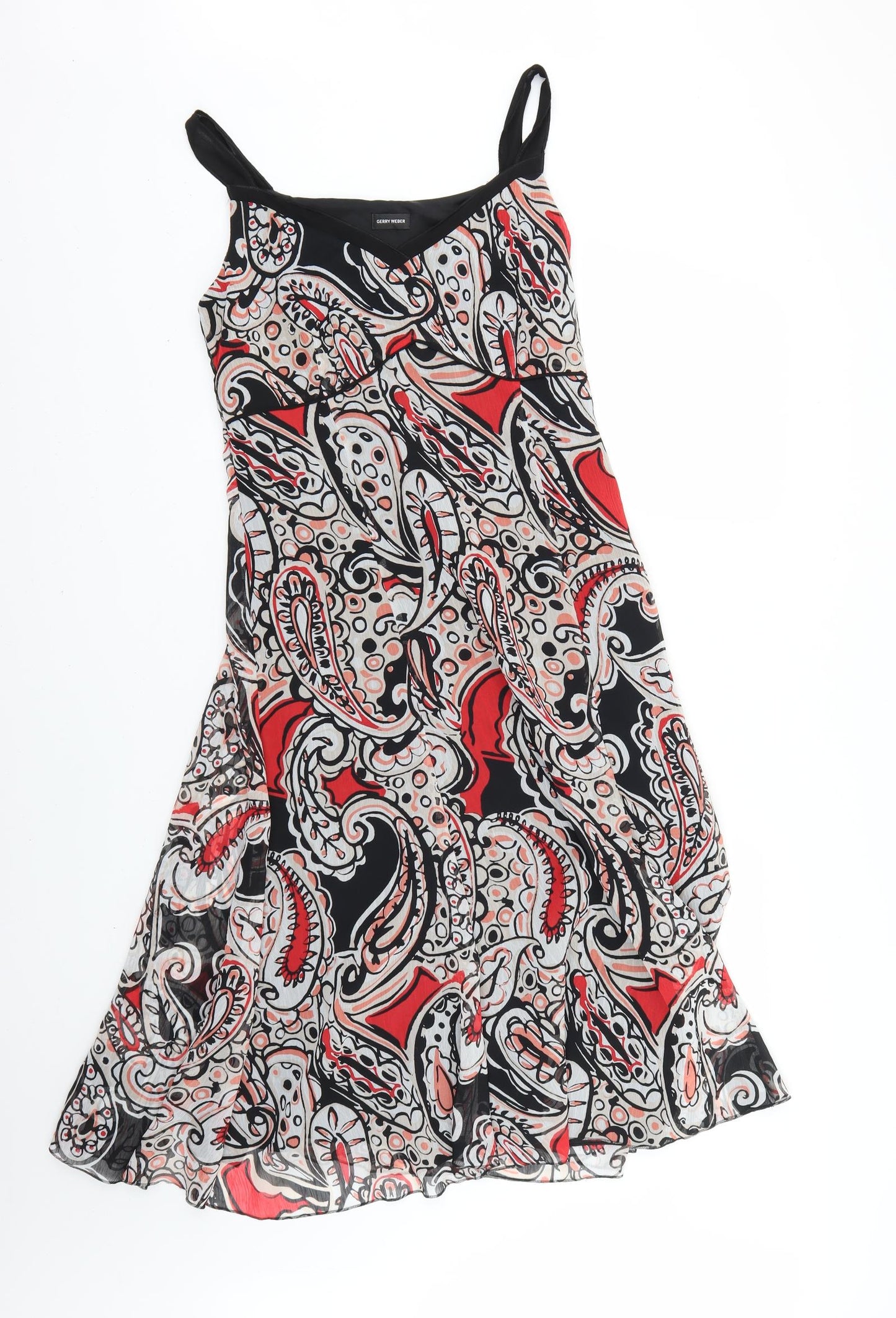 Gerry Weber Womens Multicoloured Geometric  Fit & Flare  Size 10