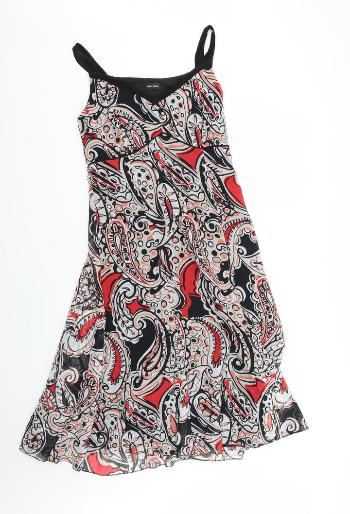 Gerry Weber Womens Multicoloured Geometric  Fit & Flare  Size 10