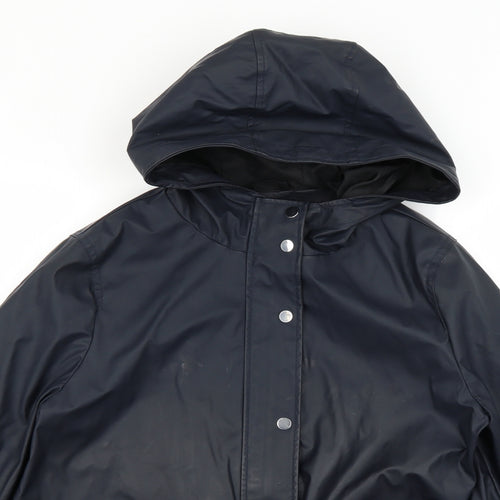 New Look Womens Blue   Rain Coat Coat Size 16