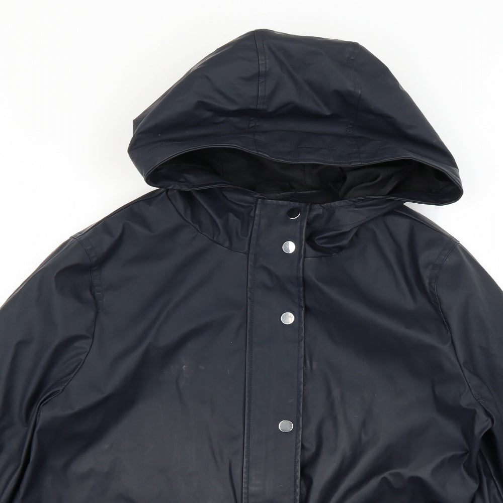 New Look Womens Blue   Rain Coat Coat Size 16