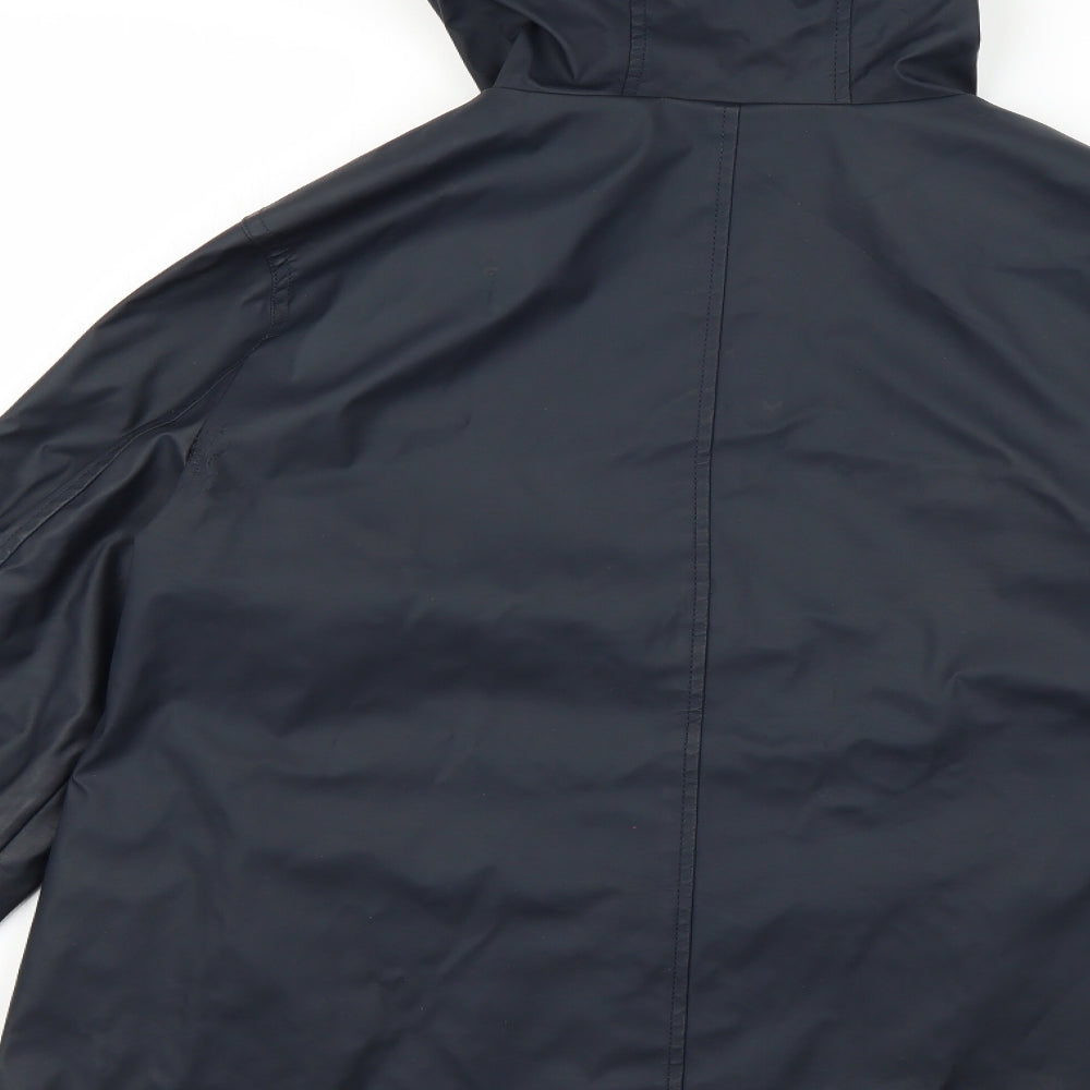New Look Womens Blue   Rain Coat Coat Size 16