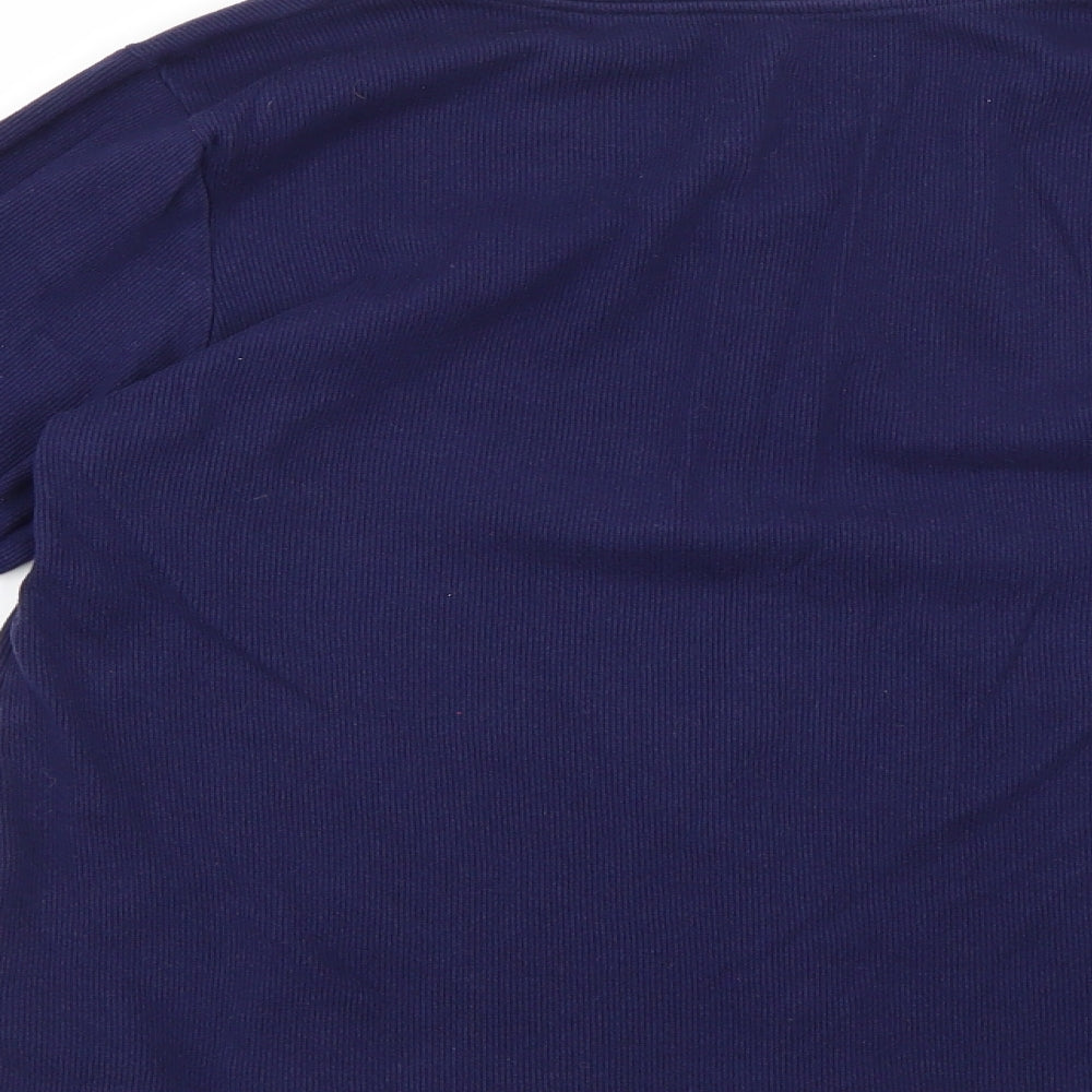 Peacocks Womens Blue Solid  Top Pyjama Top Size 14