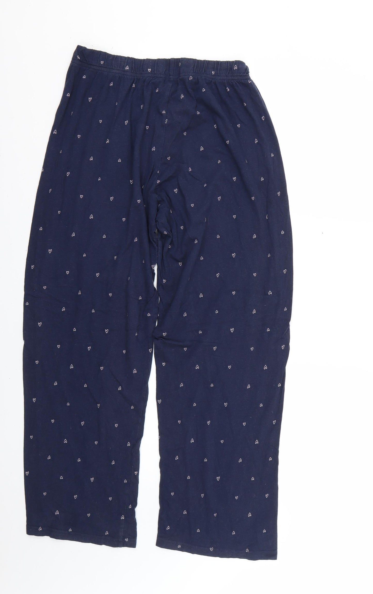 F&F Womens Blue Geometric   Pyjama Pants Size 12