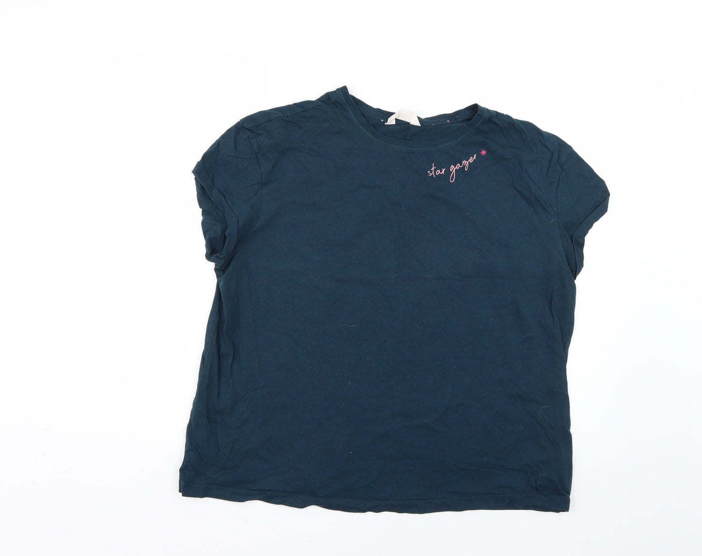 Marks and Spencer Womens Green   Top Pyjama Top Size L