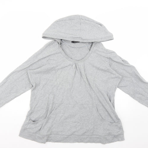 George Womens Grey   Pullover Hoodie Size 20