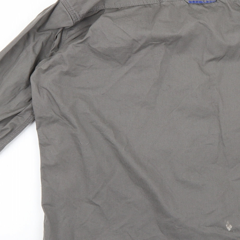 Superdry Mens Grey    Dress Shirt Size L