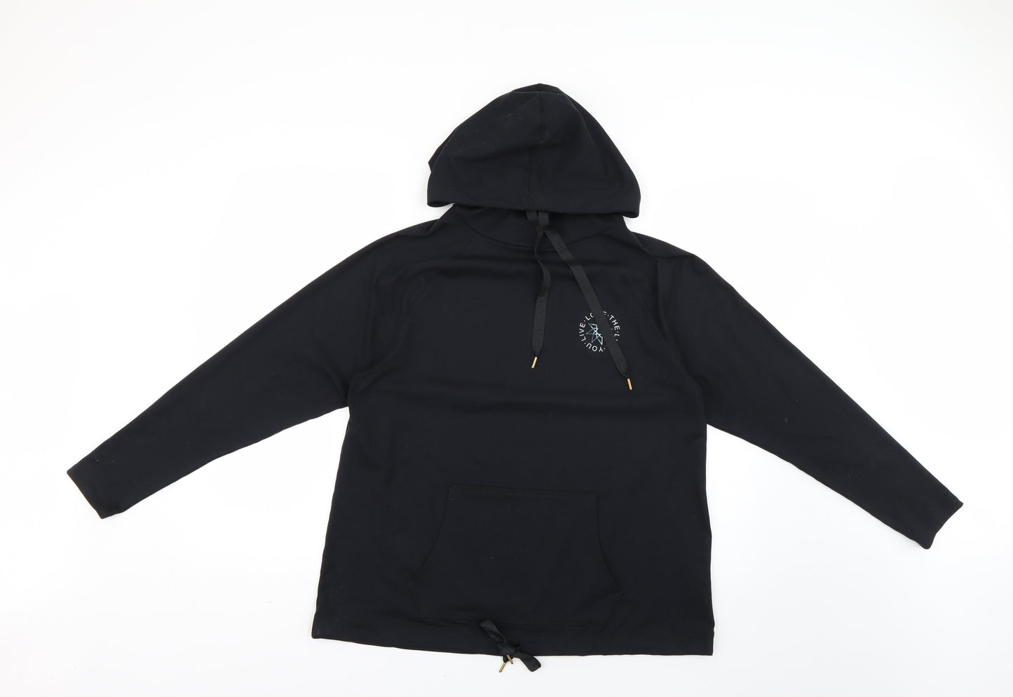 F&F Womens Black   Pullover Hoodie Size S