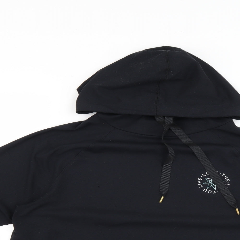 F&F Womens Black   Pullover Hoodie Size S