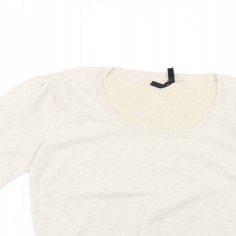 Atmosphere Womens Beige   Pullover Jumper Size 12