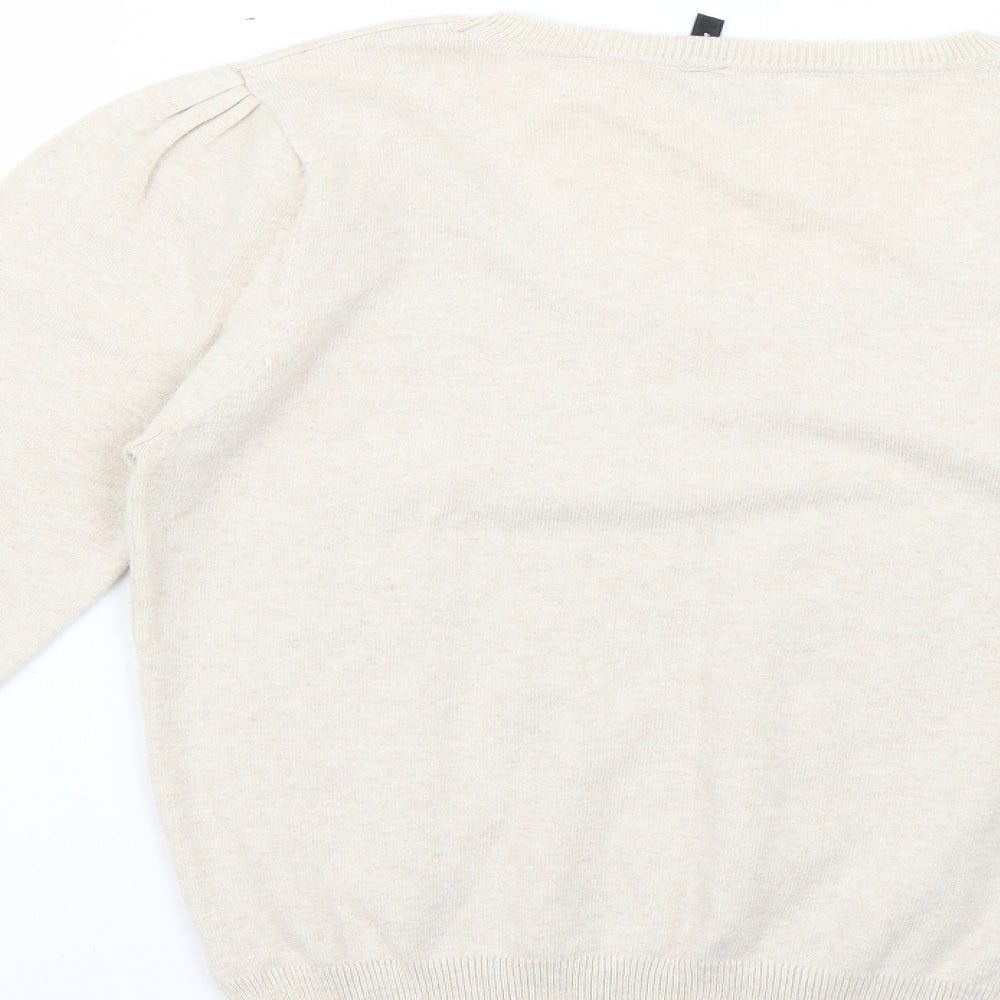 Atmosphere Womens Beige   Pullover Jumper Size 12