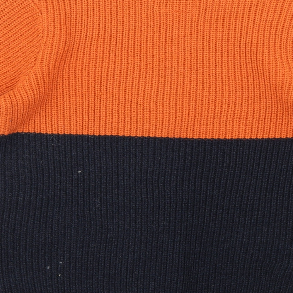 F&F Boys Multicoloured Colourblock  Pullover Jumper Size 12-13 Years