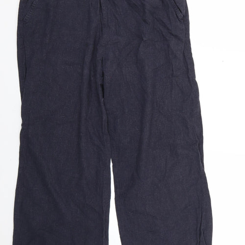 Very Womens Blue   Trousers  Size 14 L24 in