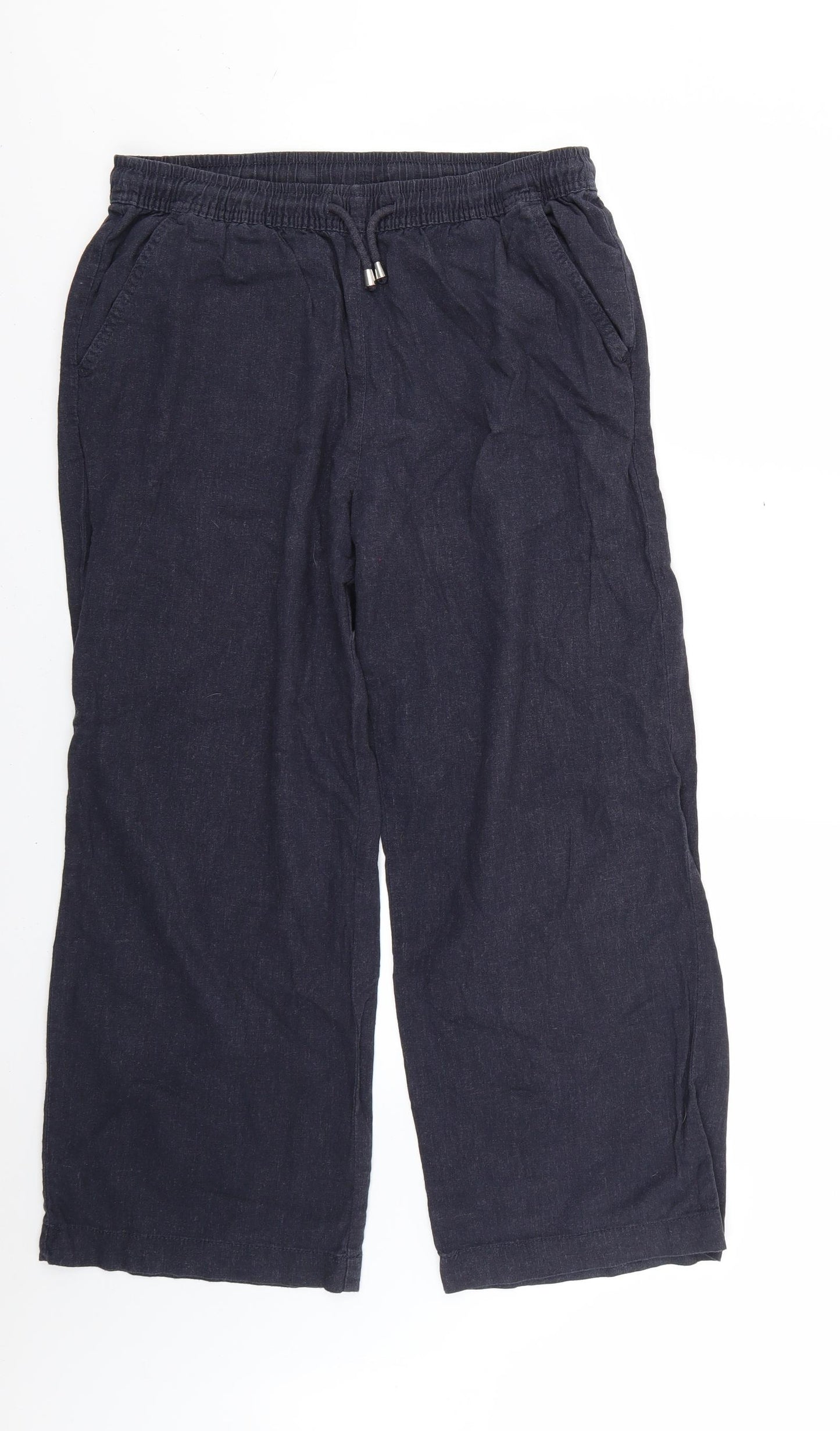 Very Womens Blue   Trousers  Size 14 L24 in